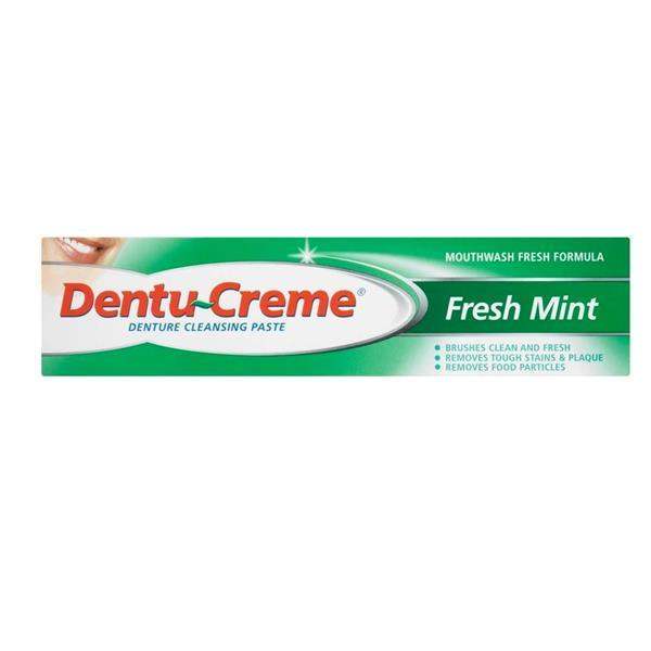 Dentu-Creme Denture Cleansing Paste Fresh Mint 75ml Online Sale