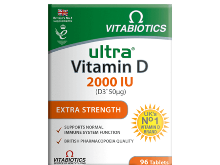 Vitabiotics ultra Vitamin 2000 IU 96 Tablets Hot on Sale