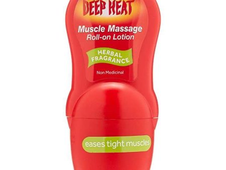 Deep Heat Muscle Massage Roll-On Lotion 50ml Fashion