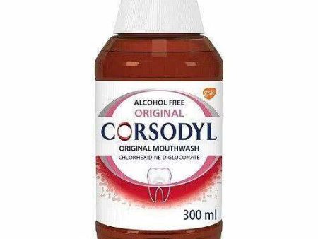 Corsodyl Alcohol Free Original Mouthwash 300ml For Sale