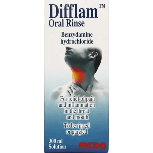 Difflam Oral Rinse 300ml Online now