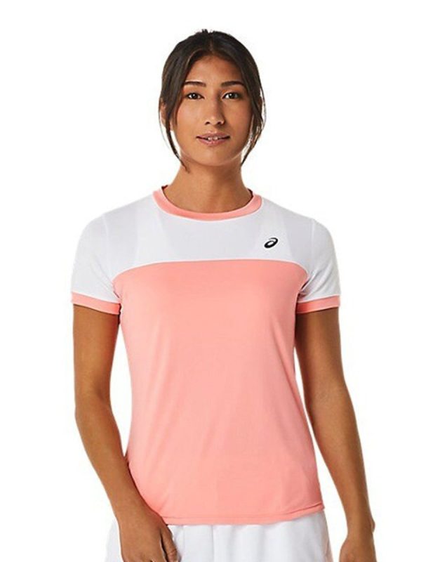 ASICS Court SS Colourblocked Short Sleeved T-Shirt Online Sale