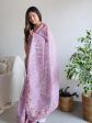 Anouk Lavender Embellished Sequinned Organza Saree Supply