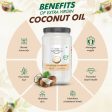 Farm Naturelle 100% Pure Organic Extra-Virgin Cold Pressed Coconut Oil Online Hot Sale