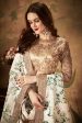 Aastha Fashion Women s Breathtaking Off-White Sabyasachi Floral Printed Organza Silk Party Wear Lehenga Choli With Blouse Hot on Sale