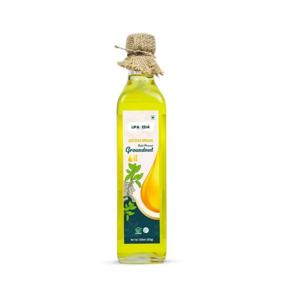 Upaveda Organic Cold Pressed Groundnut Oil For Sale