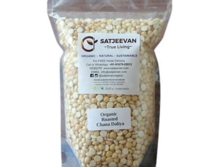 Satjeevan Organic Roasted Chana Daliya on Sale