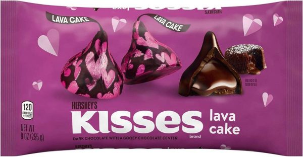 Ajfan Hershey s Kisses Lava Cake - Dark Chocolate With A Gooey Chocolate Center Online now