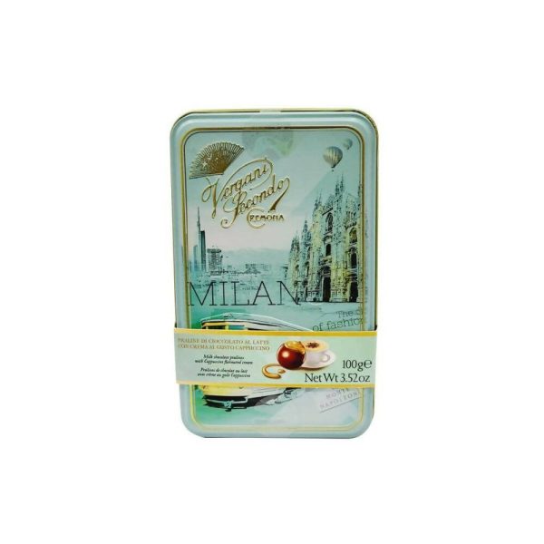 Ajfan Milk Chocolate Cappuccino Pralines In Milan Gift Tin Sale