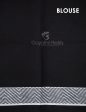 Black And White Colour Block Print Pure Kota Cotton Saree By Gayathri Reddy Designer Studio For Cheap