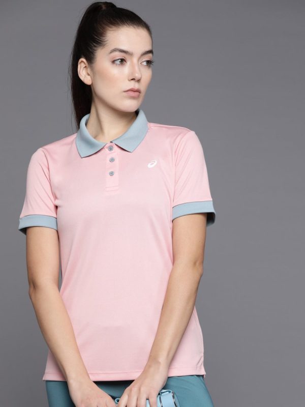 ASICS Polo Collar Training T-shirt Fashion