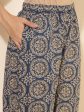 Janasya Women s Blue Cotton Ethnic Motifs Casual Regular Co-ords Supply