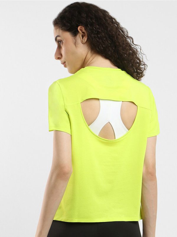 Reebok Ac Athletic Cut-Out Detail Round Neck T-Shirt Online Sale