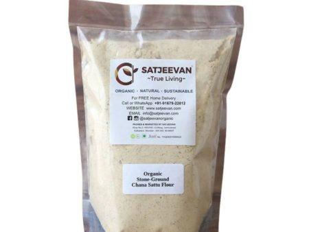 Satjeevan Organic Stone-Ground Chana Sattu Flour on Sale