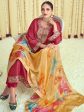 Aastha Fashion Women s Coral Raw Silk Cording with Resham Thread work Kurta with Trouser & Dupatta Supply