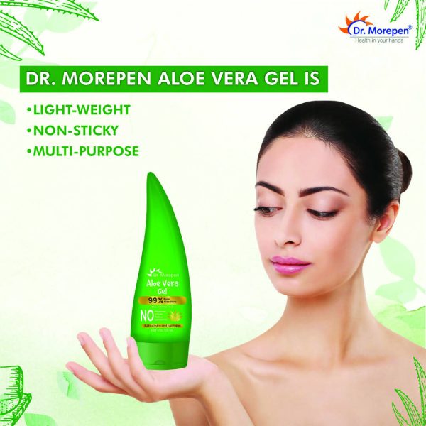 Dr. Morepen 99% Pure Aloe Vera Gel for Glowing Skin & Healthy Hair on Sale