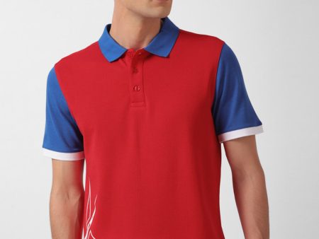 Reebok Colourblocked Polo Collar T-Shirt For Sale