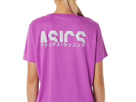 ASICS KATAKANA SS Graphic Printed T-Shirt Hot on Sale