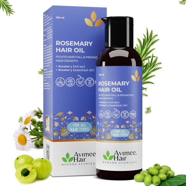 Avimee Herbal Rosemary Hair Oil For Hair Growth With Neem, Amla & Bhringraj Oil Discount