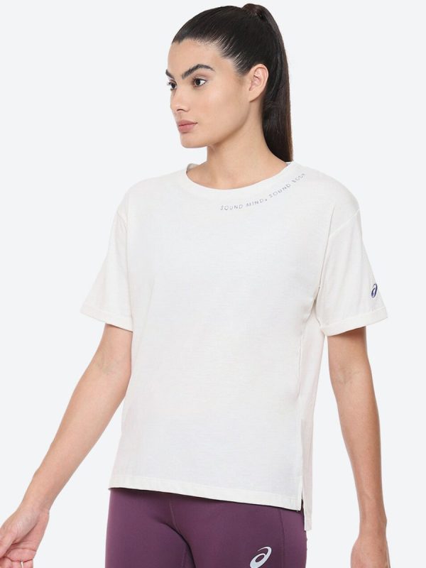 ASICS Training Core Relaxed Graphic Round Neck T-Shirt For Cheap