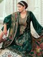 Aastha Fashion Women s Green Velvet Cording with Digital Printed Kurta with Trouser & Dupatta Online Hot Sale