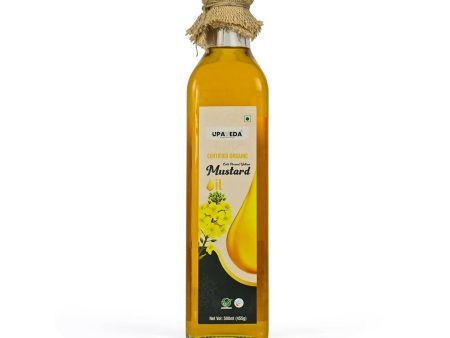 Upaveda Organic Cold Pressed Yellow Mustard Oil Online Hot Sale