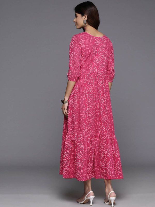 Ahalyaa Women s Traditional wear Dress - Pink Online