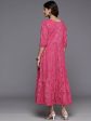 Ahalyaa Women s Traditional wear Dress - Pink Online