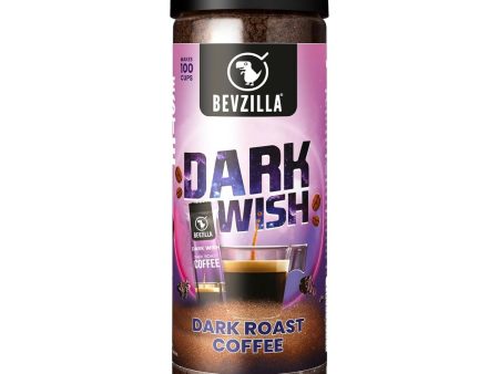 Bevzilla Classic Black Roast Strong Coffee Powder - Dark Wish Online Hot Sale