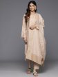 Ahalyaa Women s Traditional wear Kurta Set - Tan Online Sale