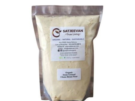 Satjeevan Organic Stone-Ground Chana Besan Flour Online