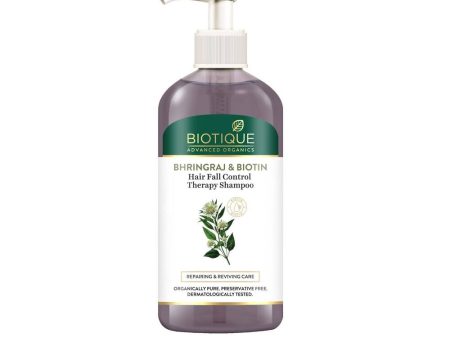 Biotique Bhringraj & Biotin Hair Fall Control Therapy Shampoo Online Hot Sale