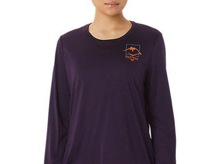 ASICS Fujitrail LS Logo Printed Round Neck T-Shirt on Sale