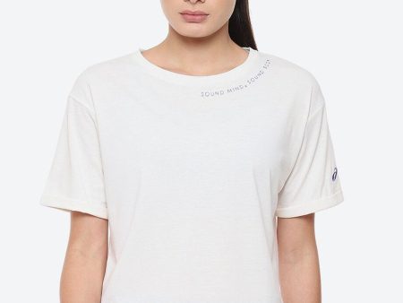 ASICS Training Core Relaxed Graphic Round Neck T-Shirt For Cheap