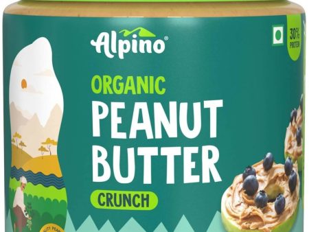 Alpino Organic Natural Peanut Butter Crunch Fashion