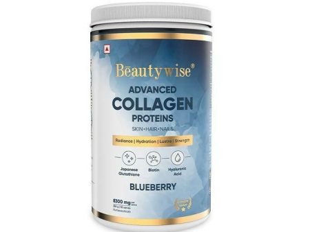 Beautywise Advanced Marine Collagen Anti-Aging Powder - Glutathione, HA & Biotin - Blueberry Discount