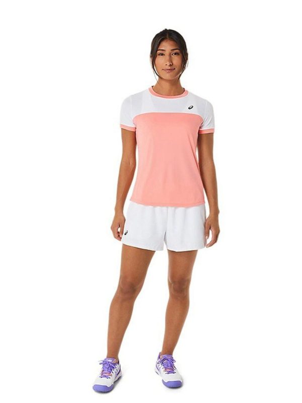 ASICS Court SS Colourblocked Short Sleeved T-Shirt Online Sale