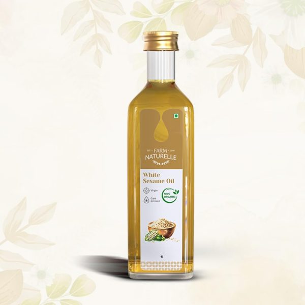 Farm Naturelle Cold Pressed Virgin White Sesame Seed Oil Supply