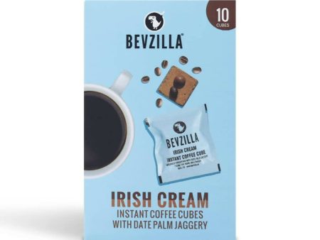 Bevzilla Instant Coffee Cubes Pack with Organic Date Palm Jaggery - Irish Cream Online