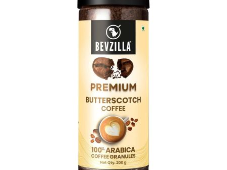 Bevzilla Premium Butterscotch Coffee Powder 100% Arabica For Cheap