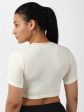 Reebok Classics App Round Neck Slim-Fit Crop T-Shirt Online