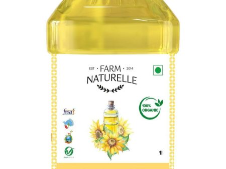 Farm Naturelle Organic Virgin Cold Pressed Sunflower Oil on Sale