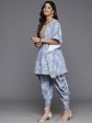 Ahalyaa Women s Traditional Wear Co-ods - Grey Discount