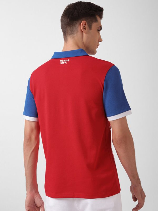 Reebok Colourblocked Polo Collar T-Shirt For Sale