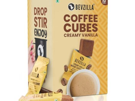 Bevzilla Instant Coffee Cubes Pack with Organic Date Palm Jaggery - Creamy Vanilla Online