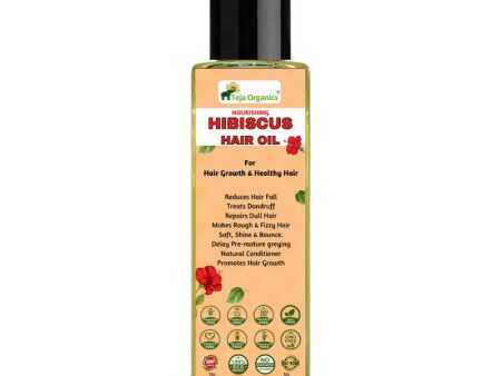 Teja Organics Nourishing Hibiscus Hair Oil Hot on Sale