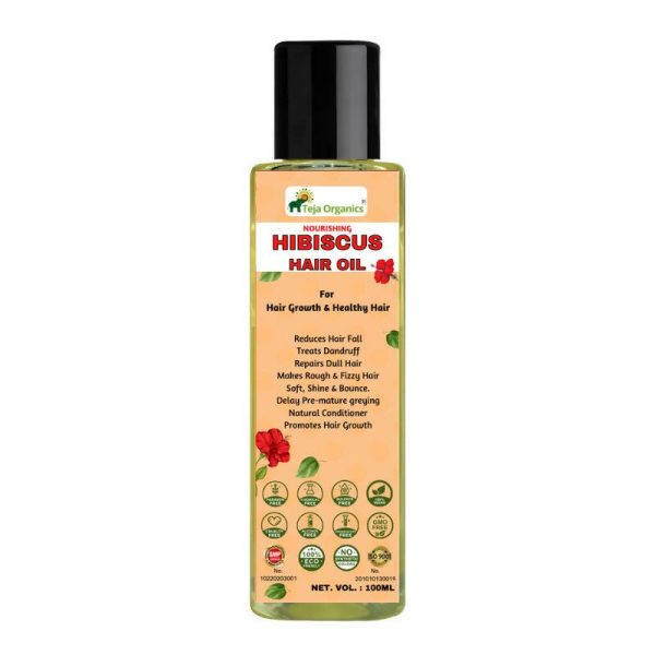 Teja Organics Nourishing Hibiscus Hair Oil Hot on Sale