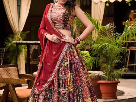 Women s Wedding Traditional Multi Dull Satin Lehenga Choli - Kaushlya Online