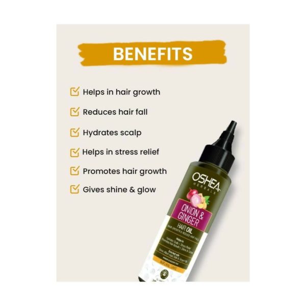 Oshea Herbals Onion & Ginger Hair Oil Fashion