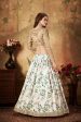 Aastha Fashion Women s Breathtaking Off-White Sabyasachi Floral Printed Organza Silk Party Wear Lehenga Choli With Blouse Hot on Sale